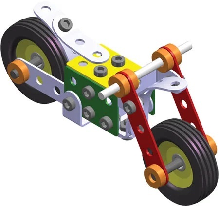 Stavebnica Merkur Motocykel M011