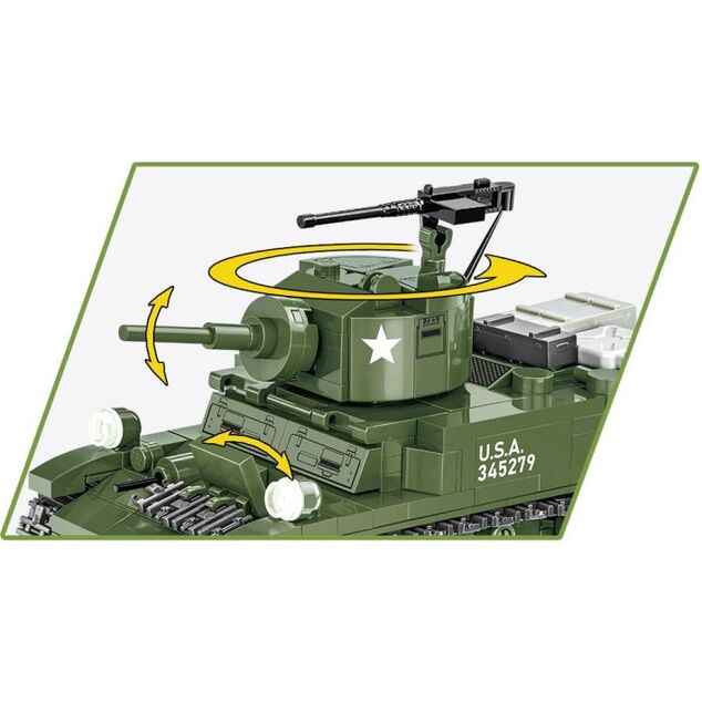 Cobi II WW M3 Stuart, 1:35, 511 k, 2 f