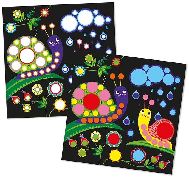 Janod My arts&amp;crafts Kreativset Runde Aufkleber