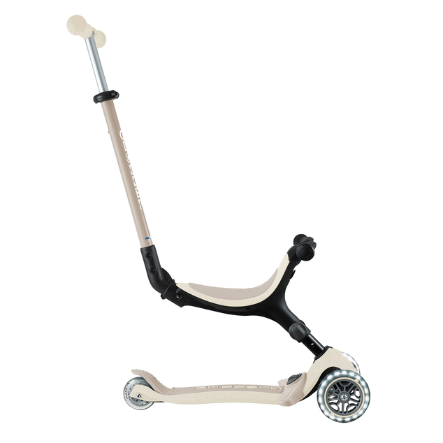 Globber Detská kolobežka Go up active lights ecologic Coconut