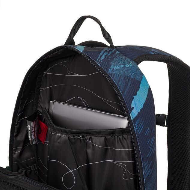 Zaino studentesco nel design blu-turchese Topgal VIKI 25078