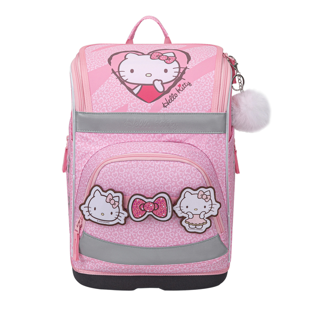 BAAGL SET 3 Zippy Plus Hello Kitty Sweet Leopard: cartella, astuccio, sacca GRS