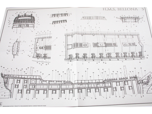 COREL HMS Bellona 1760 1:100 kit