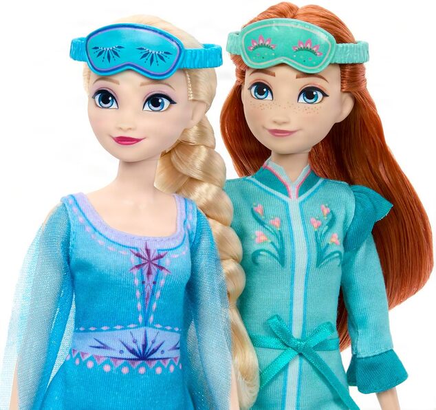 Mattel Disney Frozen, Anna &amp; Elsa set di bambole