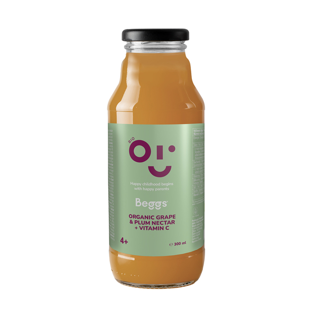 Beggs BIO Nektár hrozno &amp; slivka (300 ml)