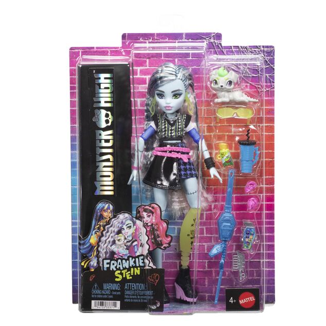 Mattel Monster High muñeca monstruo, FRANKIE, JHK31