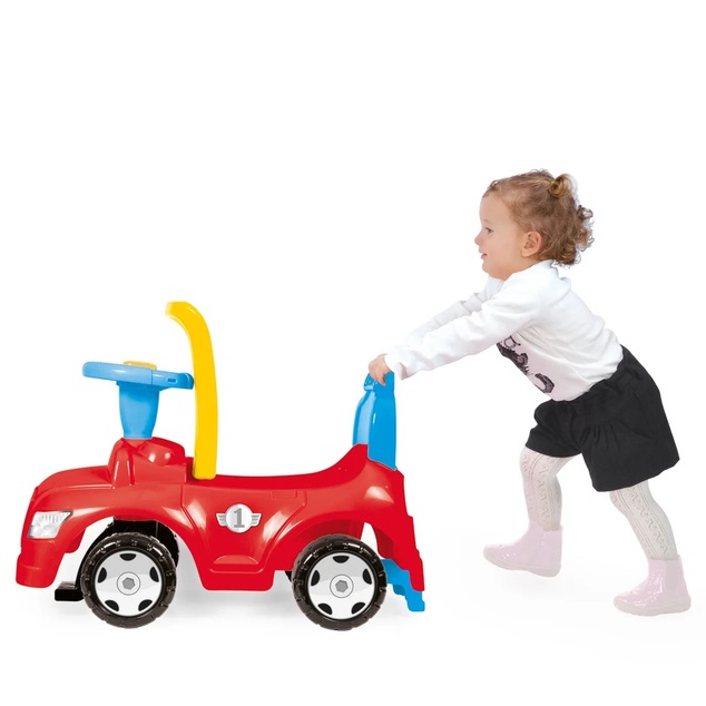 Dolu Odrážadlo auto červené 2 v 1