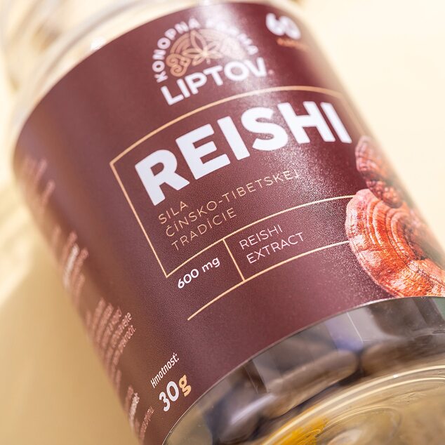 Reishi 60 kapsúl (600mg extraktu / kapsula)