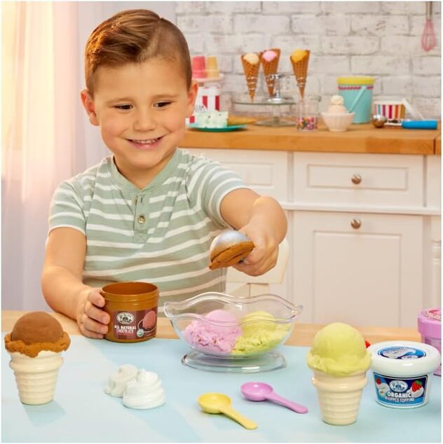 Little Tikes Creative Chefs Zmrzlinový set so 17 doplnkami