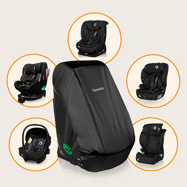 LIONELO Autósülés huzat ThermalCover Silver