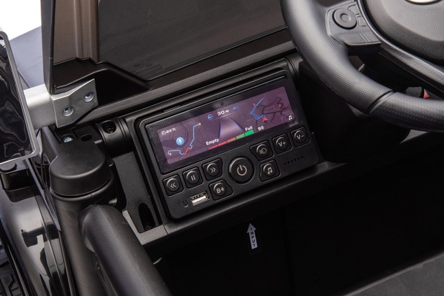 Elektrické autíčko Toyota FJ Cruiser XXL s pohonom 4x4, licencované (Dvojmiestne), čierne,