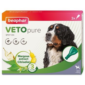 Pipeta Beaphar Vetopure Spot on pes L 3ks