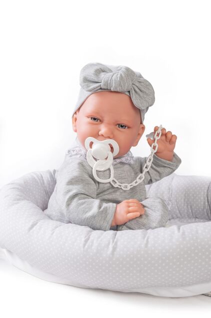 Antonio Juan 33228 CARLA - realistische Babypuppe mit weichem Stoffkörper - 42 cm
