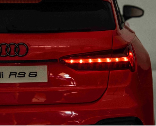 Audi RS6 Elektroauto, 12V rot