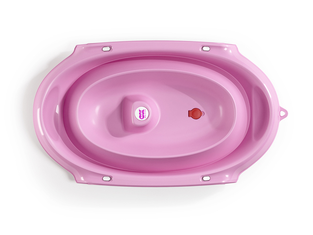 OK BABY Vanička skladacia protišmyková Onda Slim 0–12m Pink