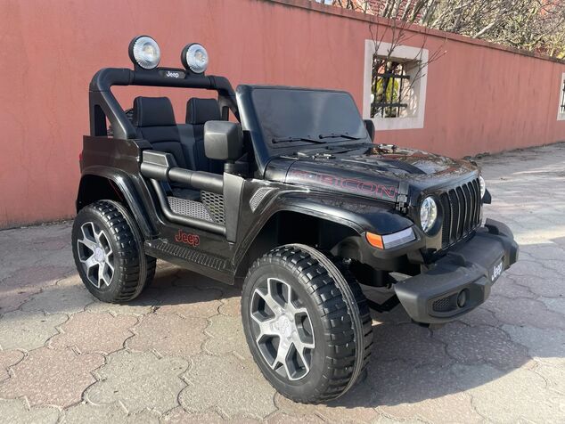 Elektrické autíčko JEEP Wrangler, Jednomiestne, čierne