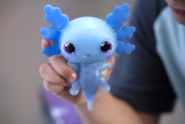 Animagic Svietiaci Axolotl do vody - modrý
