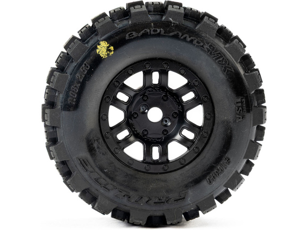 Pro-Line kolo 1:16, pneu Badlands MX, disk černý H12mm (4): Mojave Grom