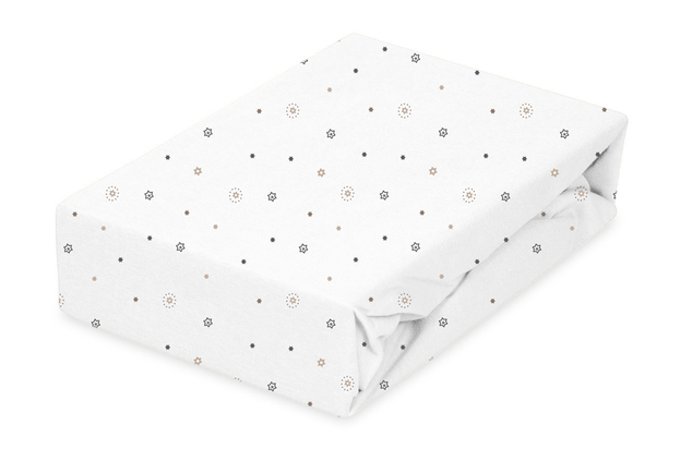 BABYMATEX Plachta napínacia Jersey 60x120cm Hviezdičky