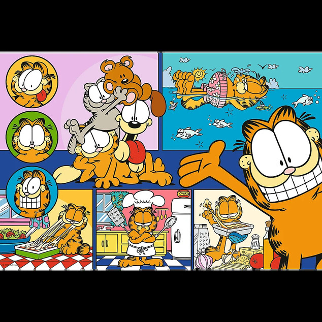 Trefl Puzzle 100 Fauler Garfield