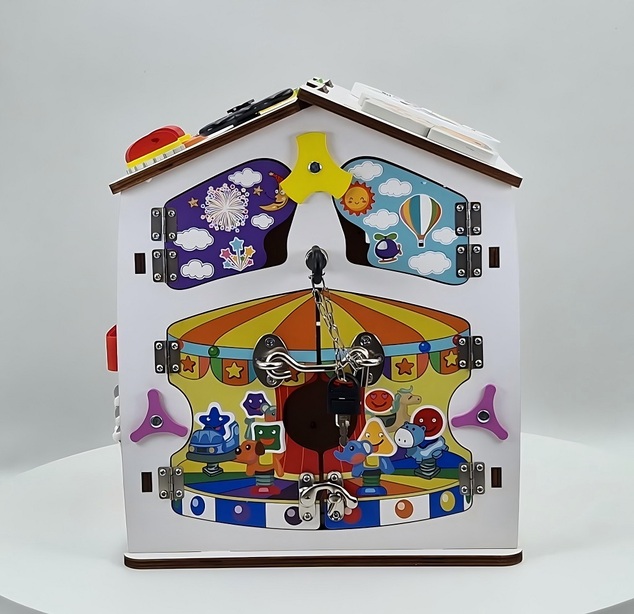 2Kids Toys Activity board Căsuță albă