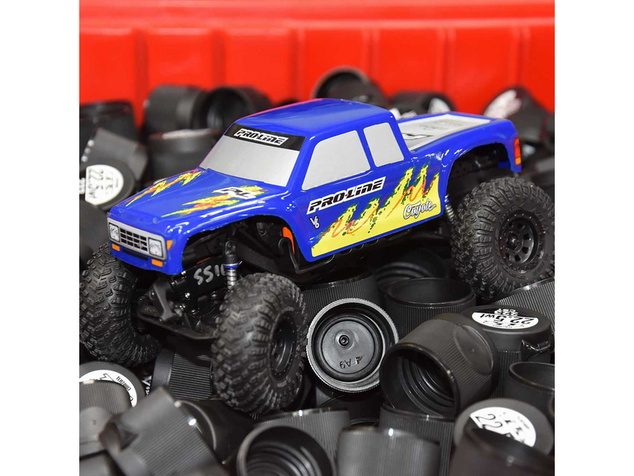 Pro-Line karosszéria 1:30 Coyote High Performance kék: Axial SCX30