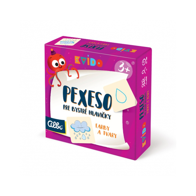 Albi Kvído Pexeso pre bystré hlavičky Farby a tvary