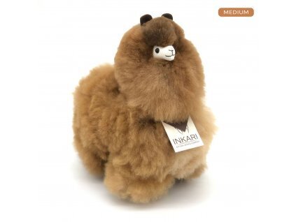 Jucărie de plus Alpaca MEDIUM – CARAMEL