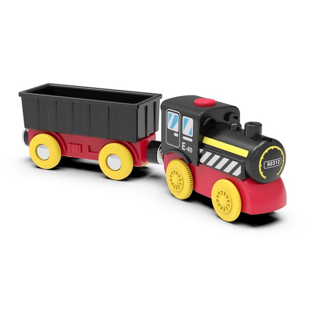 2Kids Toys Parný vlak na batérie s vagónom