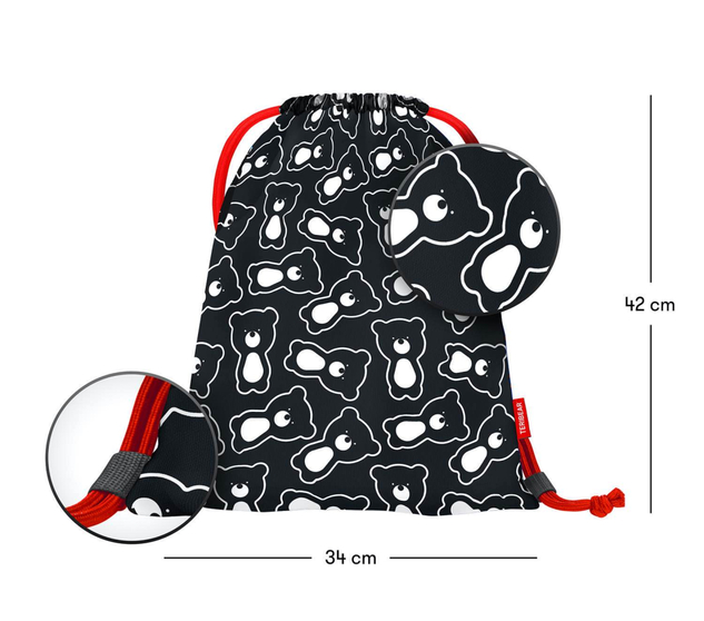 BAAGL Tasche TERIBEAR schwarz