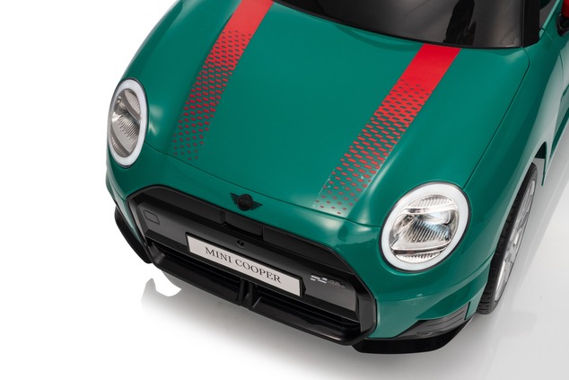 Elektrické autíčko BMW Mini Cooper 12V, zelené, USB Vstup s Bluetooth pripojením na MP3 Pr
