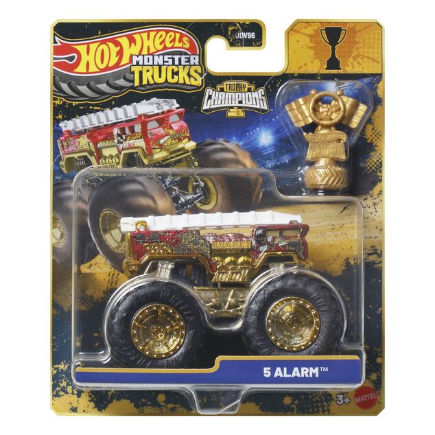 Mattel Hot Wheels Monster Trucks Trophy Champions - modello in metallo 1:64 - vari tipi