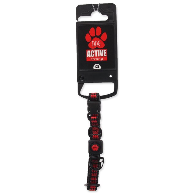 Obojok Active Dog Strong XS červený 1x21-30cm
