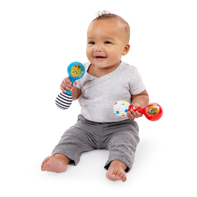 BABY EINSTEIN Zvečka igračka Shake &amp; Groove™ 2 kom, 3m+