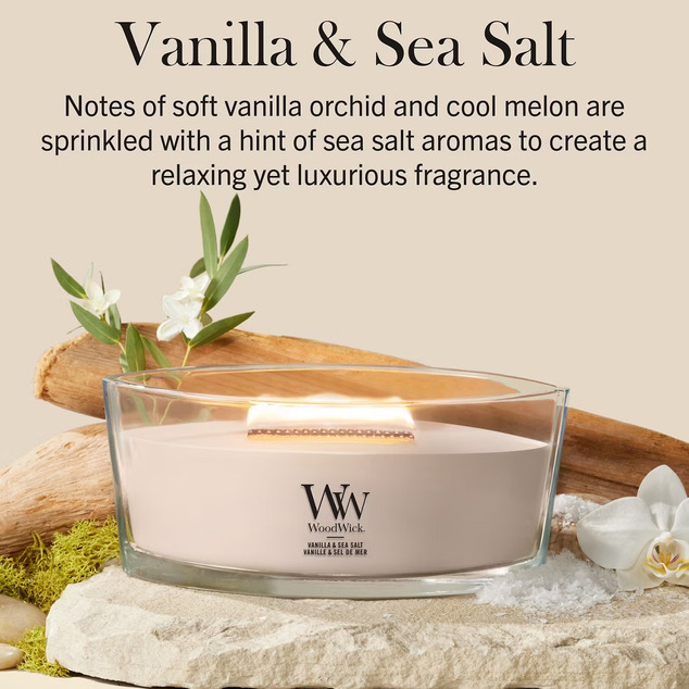 WW Kerze Schiff Vanille &amp; Meersalz