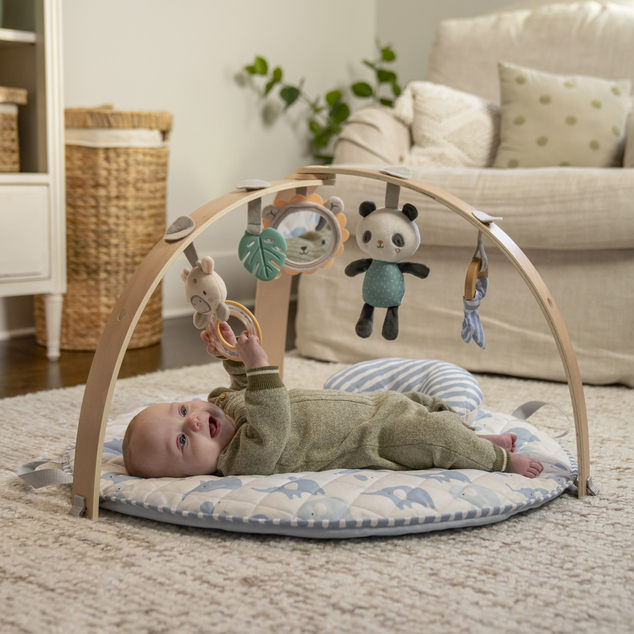 INGENUITY Manta de juego reversible Elephant March™ 0m+
