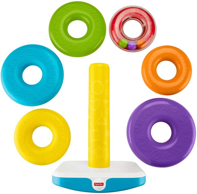 Mattel Fisher Price Obrie krúžky na tyči GJW15