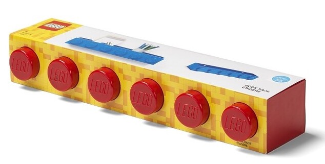 LEGO® závesná polička - červená