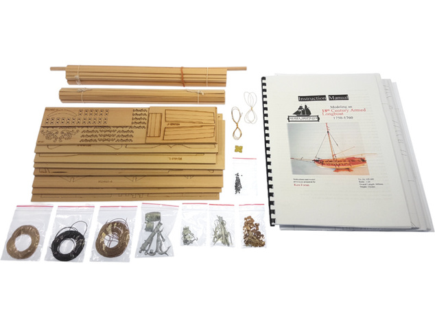 Model Shipways Armed Longboat 1:24 kit