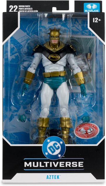 DC Multiverse Aztek (DC Classic) 7in Akciófigura McFarlane Toys Red Platinum Edition