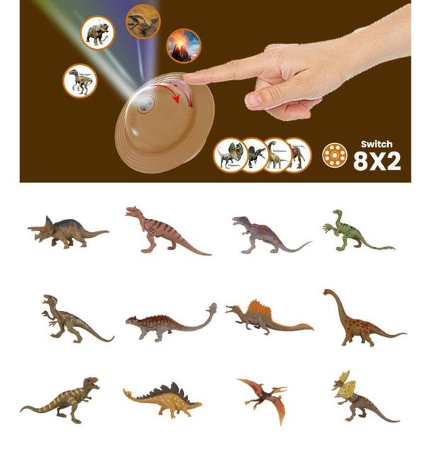 PLEJO Dinosaury s projektorom