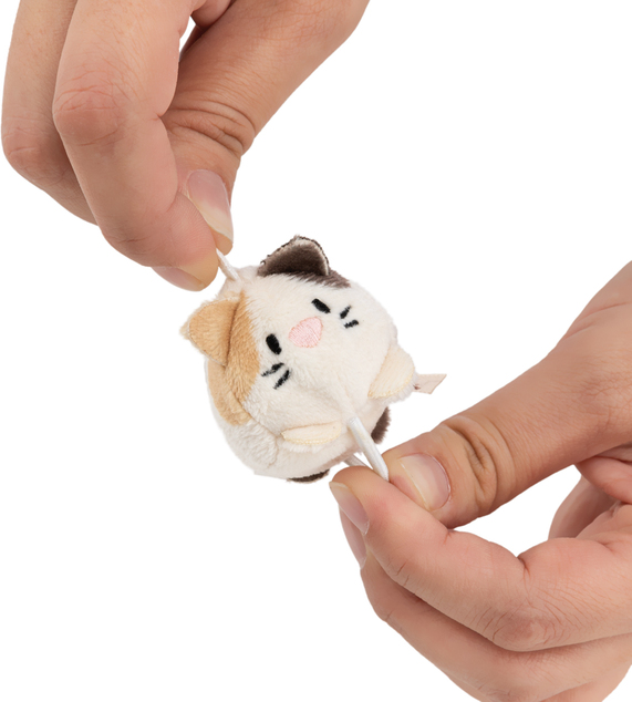 NICI portachiavi MyMochi Gattina Angy 5cm, sdraiata