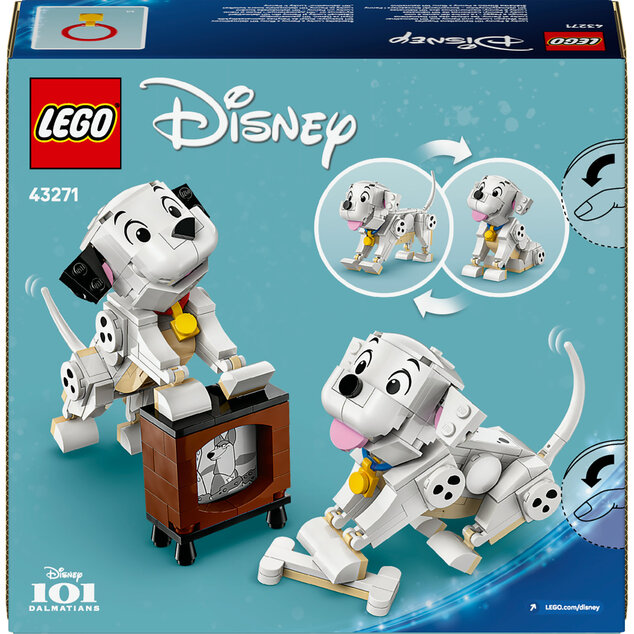 LEGO® Disney™ 43271 Šteniatka Lucky a Penny z filmu 101 dalmatíncov