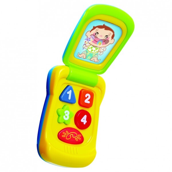 Handy Kunststoff 14cm auf dem Akku mit Sound und Licht