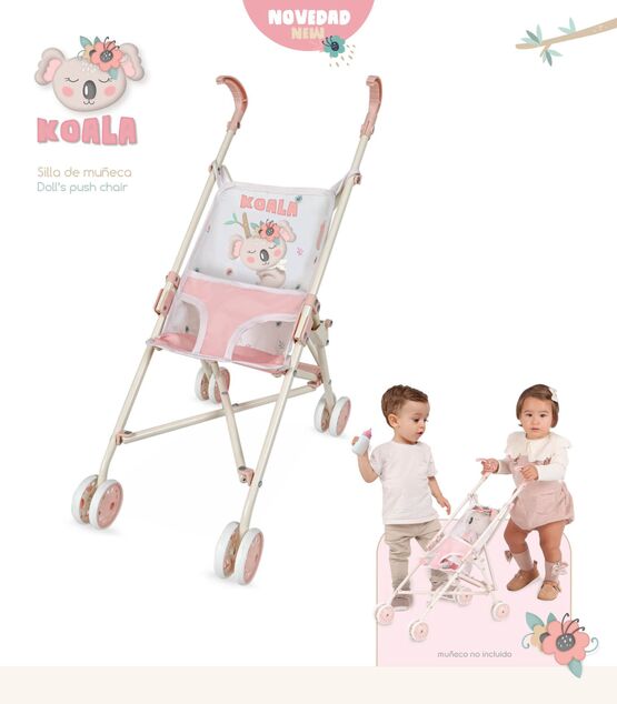 DeCuevas 90079 Skladací kočík pre bábiky golfové palice KOALA 2024 - 56 cm