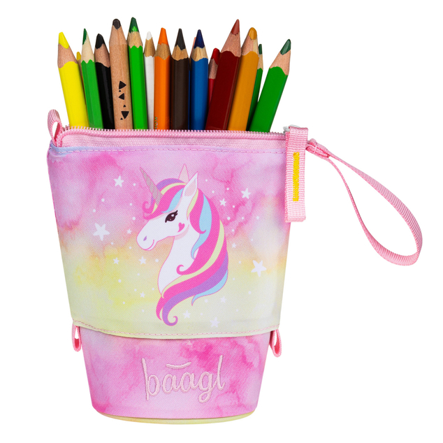 BAAGL Školský peračník Pop Up Rainbow Unicorn GRS