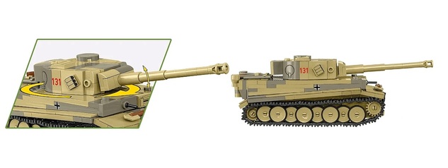 Cobi II WW Panzer VI Tiger I no 131, 1:48, 445 k