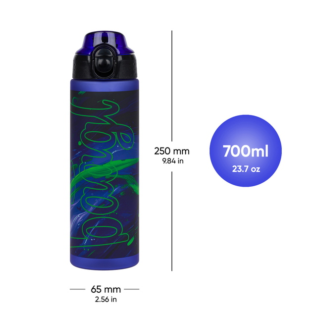 BAAGL Tritan-Flasche für Getränke Football Champion, 700 ml