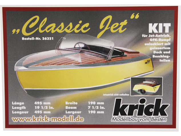 Krick Classic Jet športový čln kit
