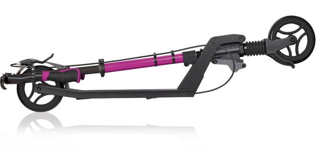 Globber Kolobežka One K 165 BR Ruby s prednym tlmičom a brzdou, nosnosť 100kg